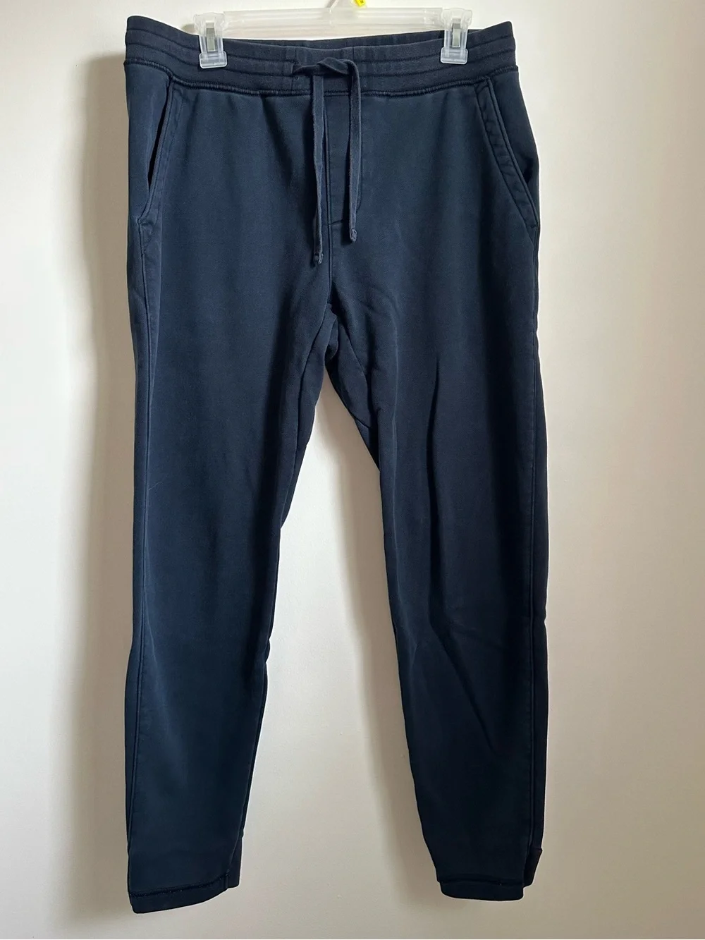 Banana Republic Navy Knit Jogger Pants Men’s Drawstring Stretch Size M